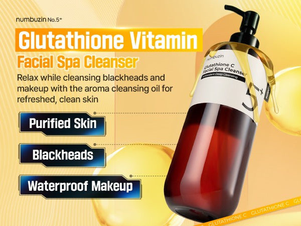Numbuzin Glutathione C Facial Spa Cleanser: Brighten and Purify Your Skin