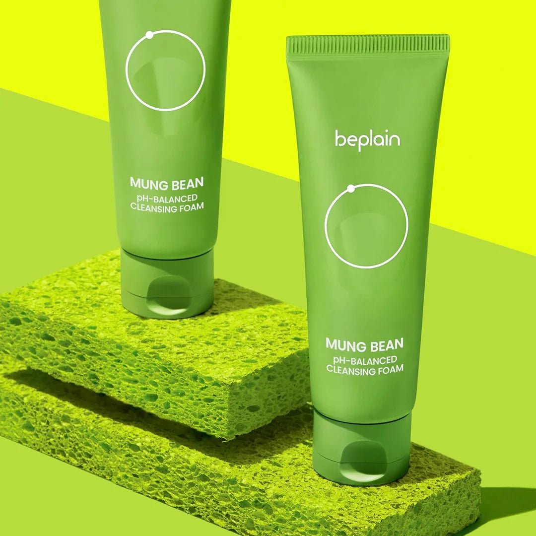 Beplain mung bean pH - balance cleansing foam - Think Shop