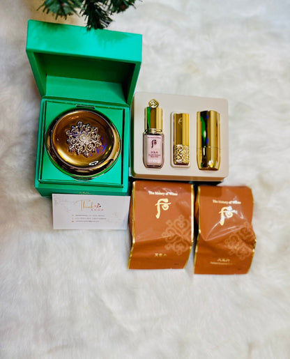 CHEONGIDAN Radian Essence Cushion Set WHOO – 2024 Christmas Edition - Think Shop