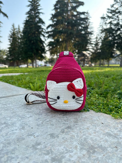 Handmade Hello Kitty Bag - The Cutest Gift for Your Little One (make by order) - Think Shop