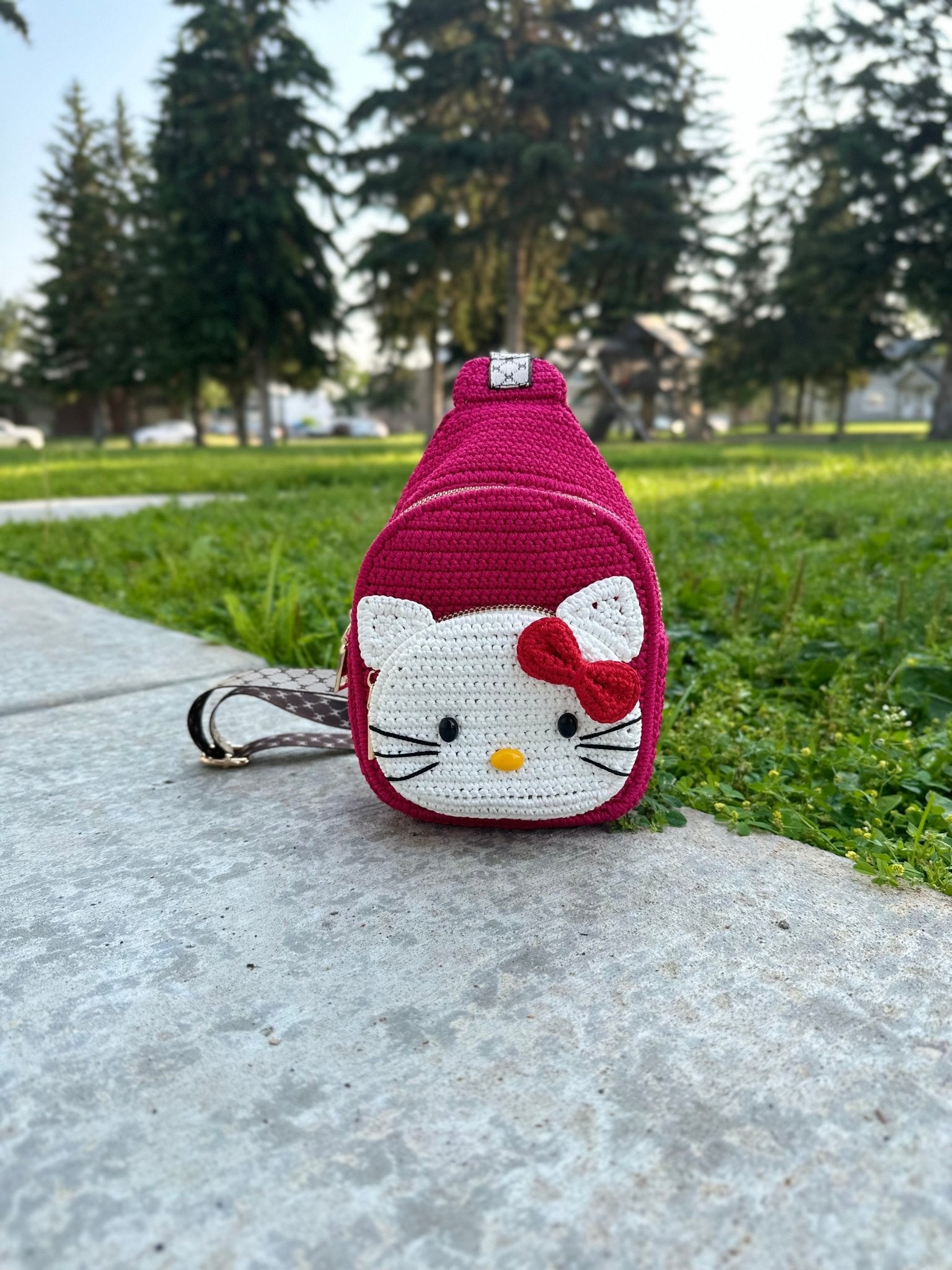 Handmade Hello Kitty Bag - The Cutest Gift for Your Little One (make by order) - Think Shop