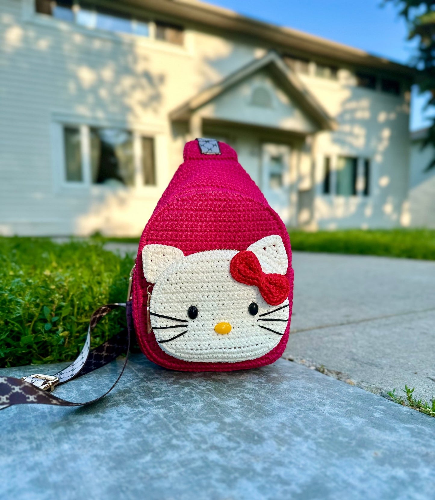 Handmade Hello Kitty Bag - The Cutest Gift for Your Little One (make by order) - Think Shop